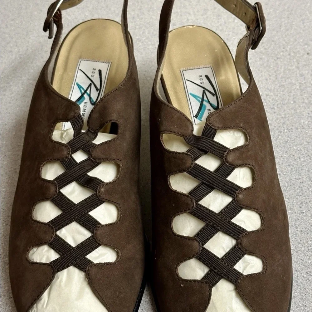 Ros Hommerson Dark Brown Platform‎ Sandals